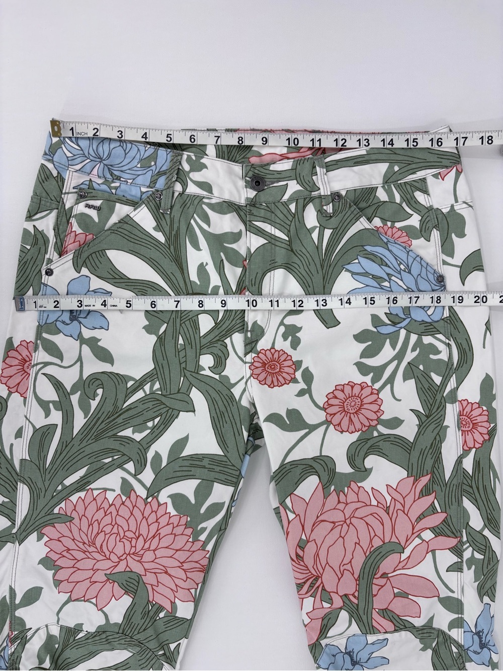 G-Star Raw x Pharrell Williams Floral Art 5622 Elwood 3D Boyfriend Jeans, 30 - Picture 11 of 16